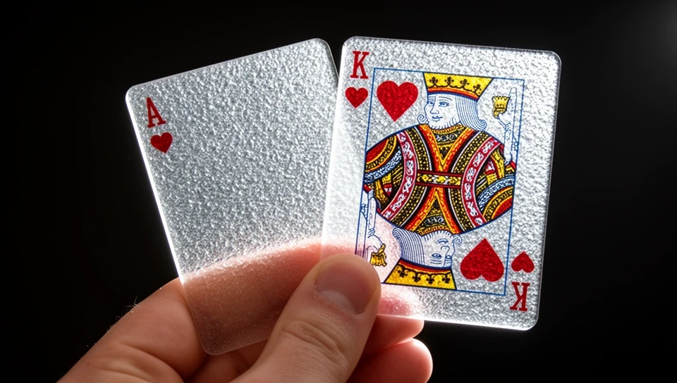 Glass World card hand closeup